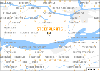 map of Steenplaats