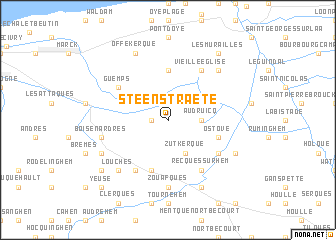 map of Steen-Straete
