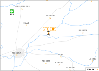 map of Steens