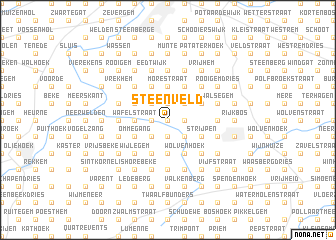 map of Steenveld