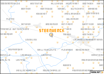 map of Steenwerck