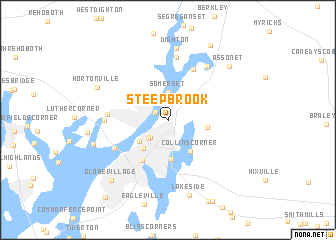 map of Steep Brook