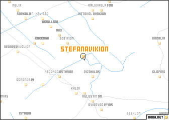 map of Stefanavíkion