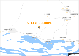 map of Ştefan cel Mare