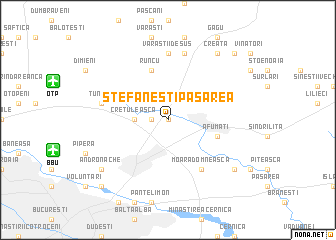 map of Ştefăneşti-Pasărea