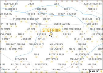 map of Stefania