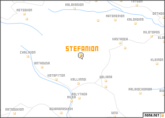 map of Stefánion