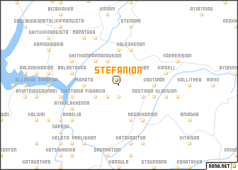 map of Stefánion