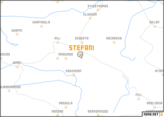 map of Stefáni