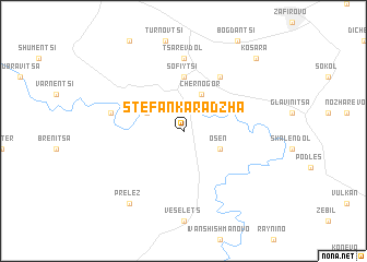 map of Stefan Karadzha