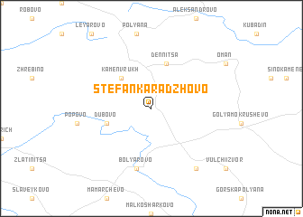 map of Stefan-Karadzhovo