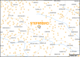 map of Stefanovići