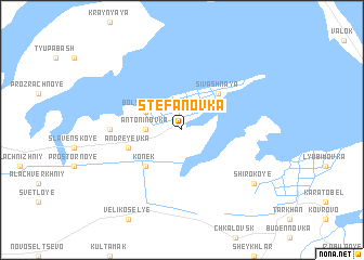 map of Stefanovka
