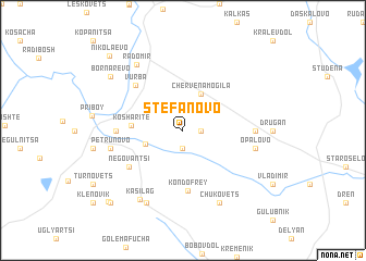 map of Stefanovo