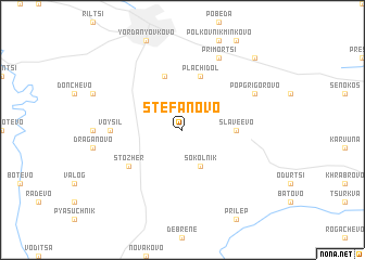 map of Stefanovo