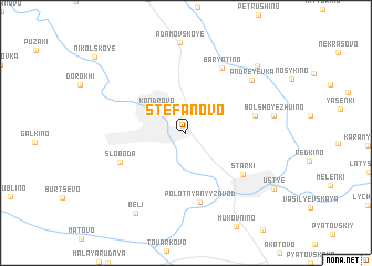 map of Stefanovo