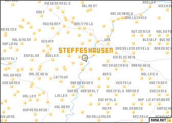 map of Steffeshausen