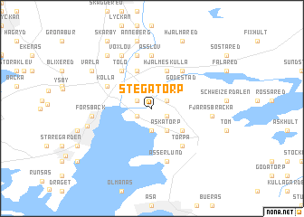 map of Stegatorp