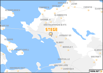 map of Stege