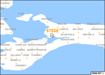 map of Stege