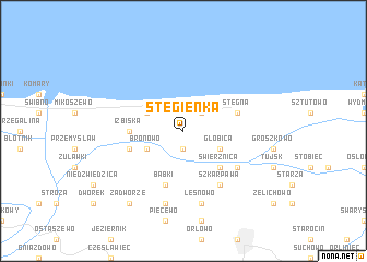 map of Stegienka