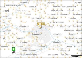 map of Steg