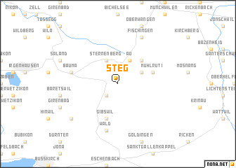 map of Steg