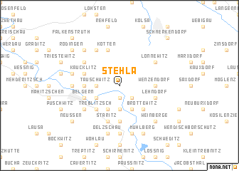 map of Stehla