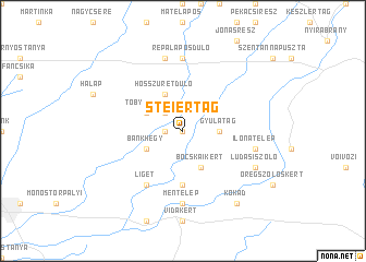 map of Steiertag