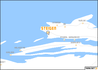 map of Steigen