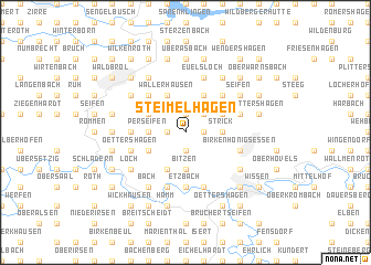 map of Steimelhagen