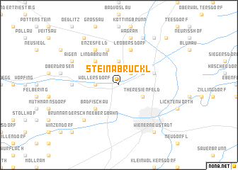 map of Steinabrückl