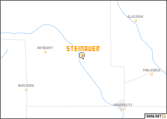 map of Steinauer