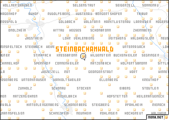 map of Steinbach am Wald