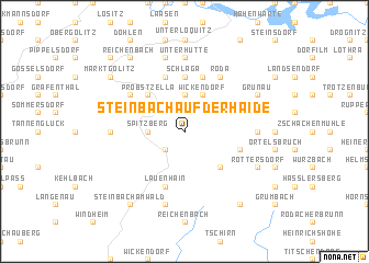 map of Steinbach auf der Haide