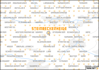 map of Steinbeckerheide