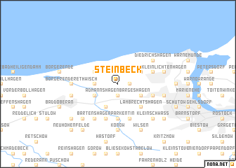 map of Steinbeck