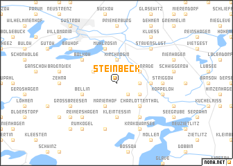 map of Steinbeck