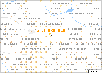 map of Steinbronnen