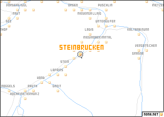 map of Steinbrücken