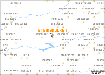 map of Steinbrücken