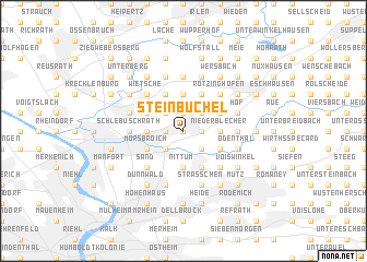 map of Steinbüchel