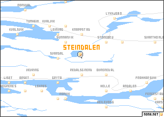 map of Steindalen