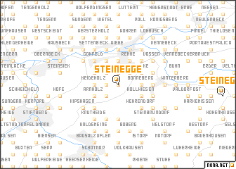 map of Steinegge