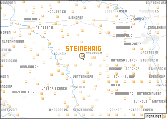 map of Steinehaig