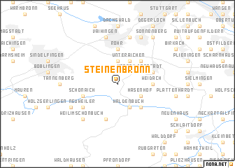 map of Steinenbronn