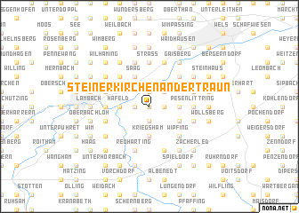 map of Steinerkirchen an der Traun