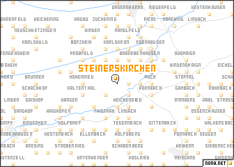 map of Steinerskirchen