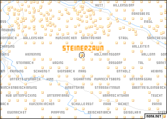 map of Steinerzaun