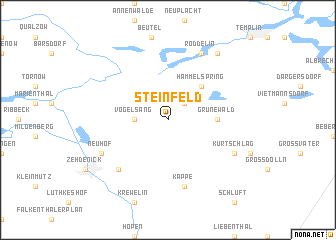 map of Steinfeld